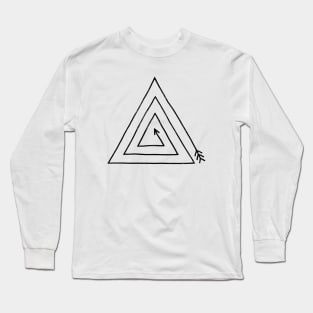Arrow Triangle option Long Sleeve T-Shirt